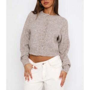WHITE FOX Warm Whispers Knit Cardigan